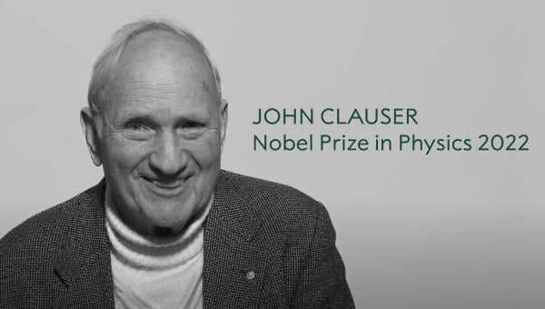 John Clauser, Nobel prize winner physics (2022)