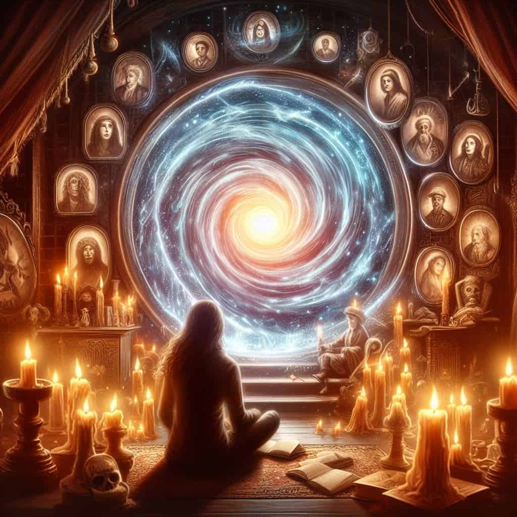 Past lives, the wheel of karma