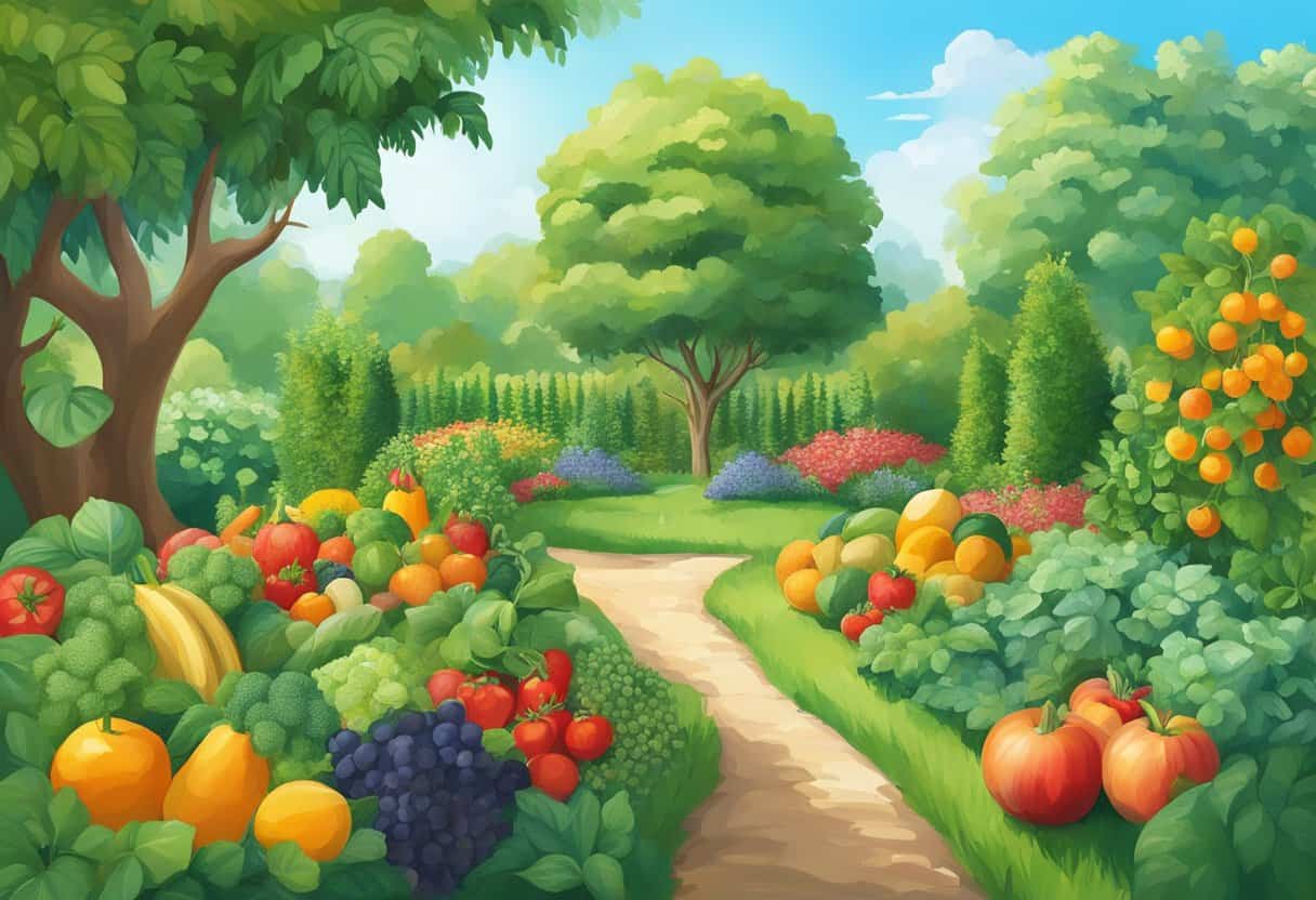 Focusing on Core Values and Priorities 2 Focusing on Core Values and Priorities | Garden filled with all kind of fruits