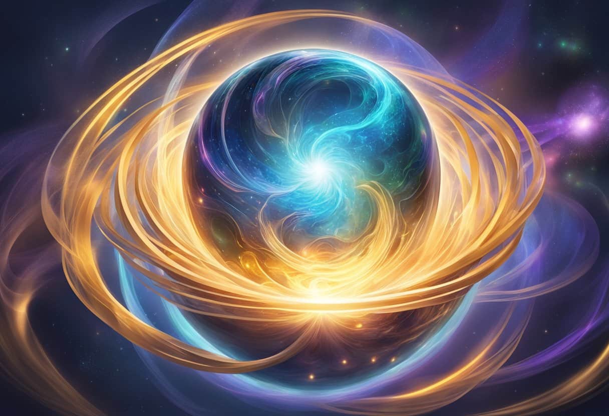 The Meaning of Life 3 The Meaning of Life according to Seth | Colorful cosmic swirl with stars and nebula.