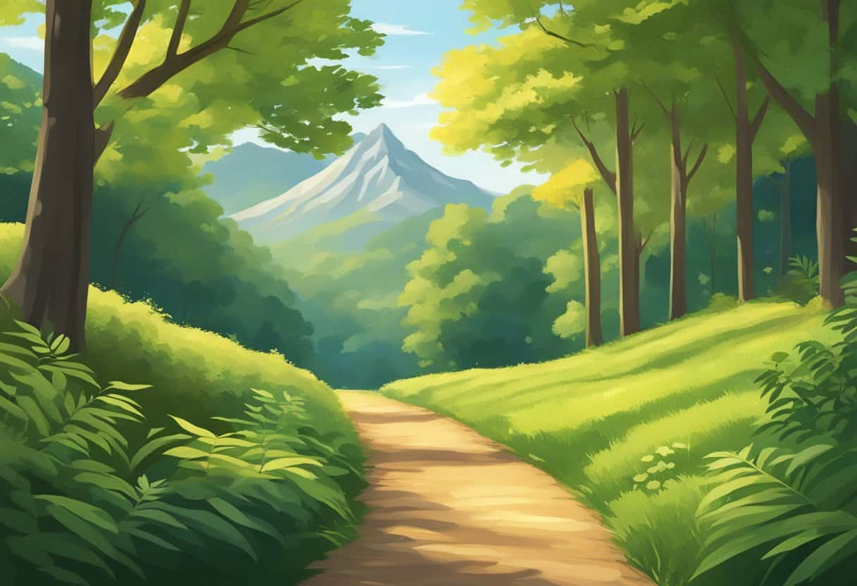 Be a Better Person Every Day 2 Be a Better Person Every Day | Scenic forest path leading to distant mountain