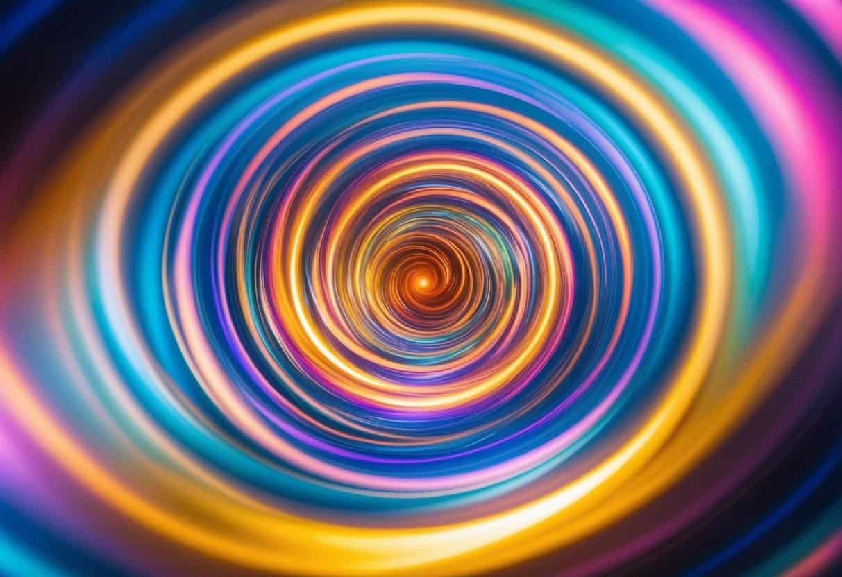 Concept of Thought 3 Concept of Thought | Vibrant colorful swirling light vortex