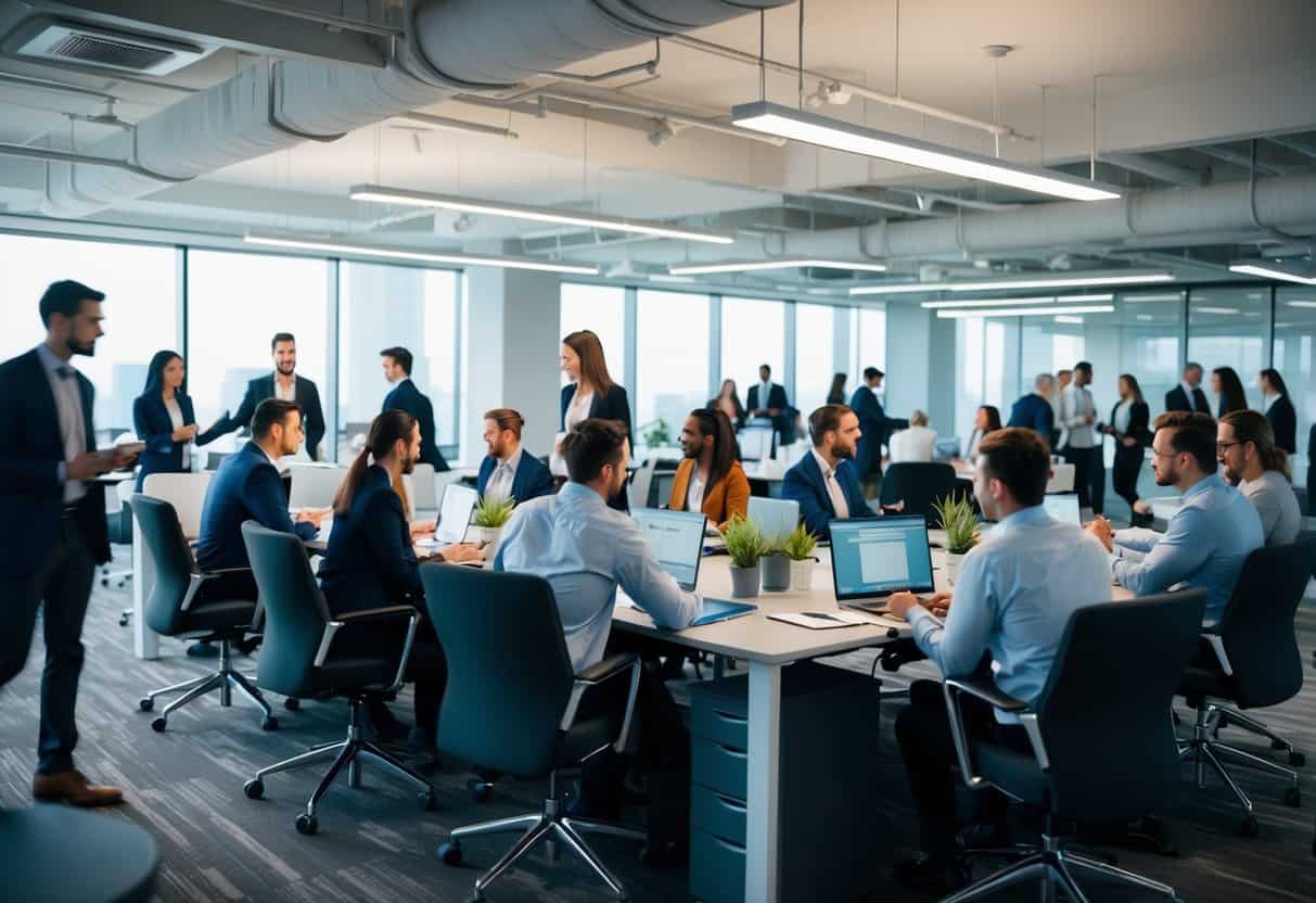 Your Life In A Snapshot 7 Your Life In A Snapshot | Busy modern office with working professionals