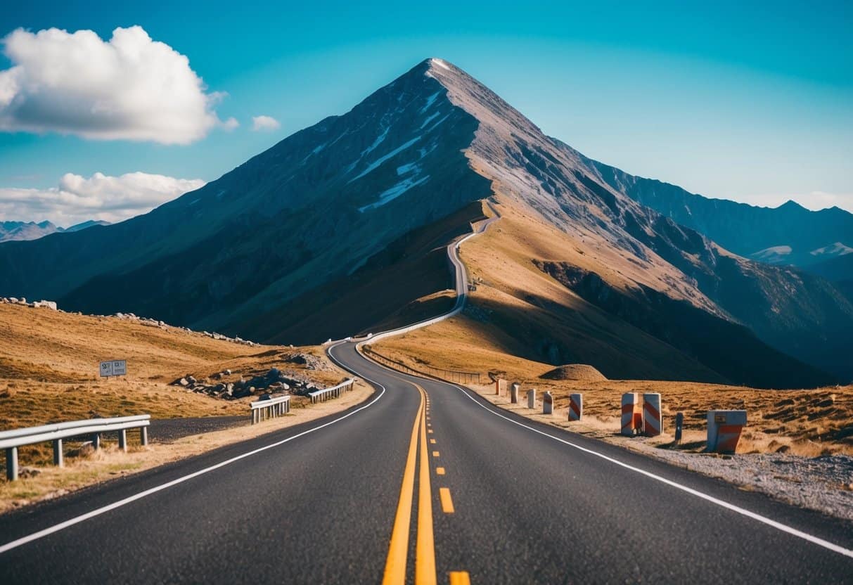 Your Life In A Snapshot 10 Your Life In A Snapshot | Winding road leading up to a tall mountain peak