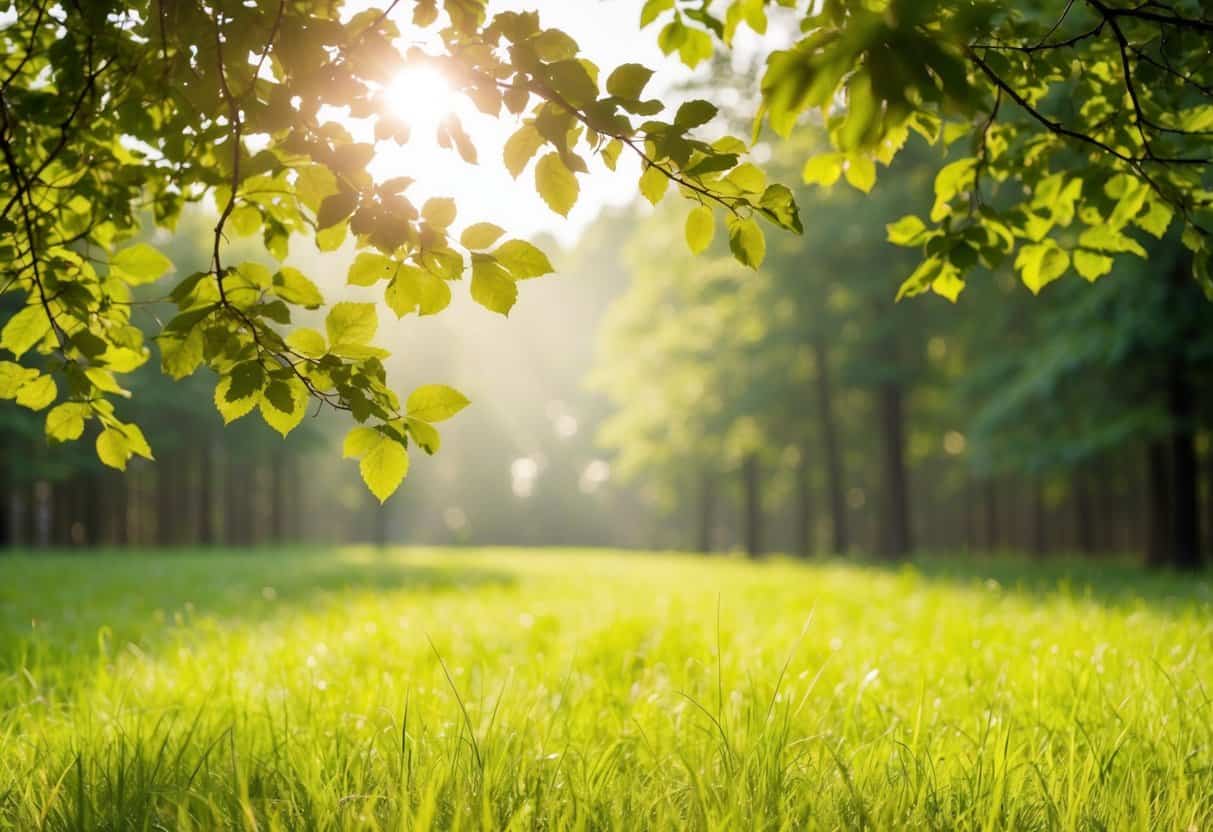 The Power Of Each Breath We Take 6 The Power Of Each Breath We Take | Sunlight filtering through leaves over lush green grass